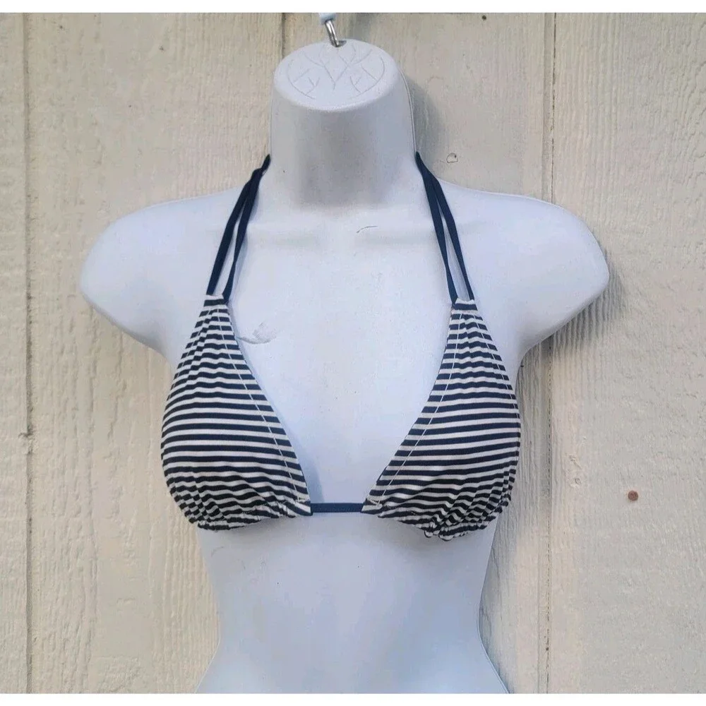Tori Burch acoma reversable triangle bikini top only sz S